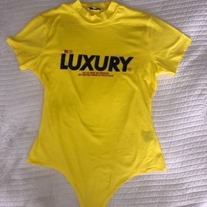 Yellow Bodysuit